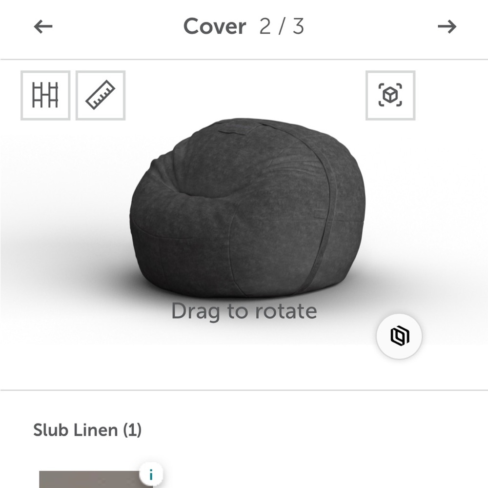 Lovesac BIGONE cover and squattoman cover